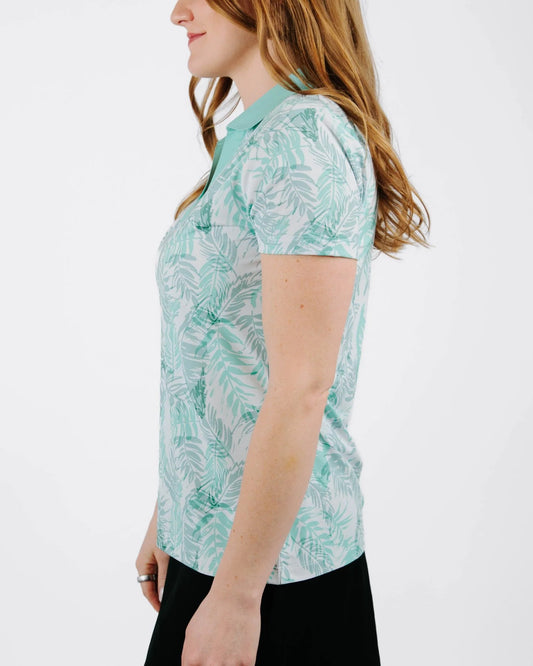 Palm Fringe Women's Golf Polo