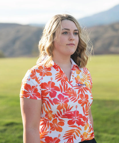 Aloha Sunrise Women's Golf Polo