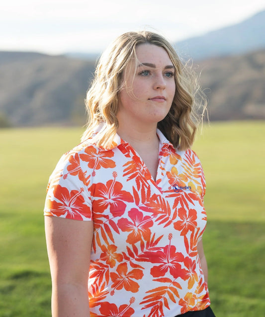 Aloha Sunrise Women's Golf Polo