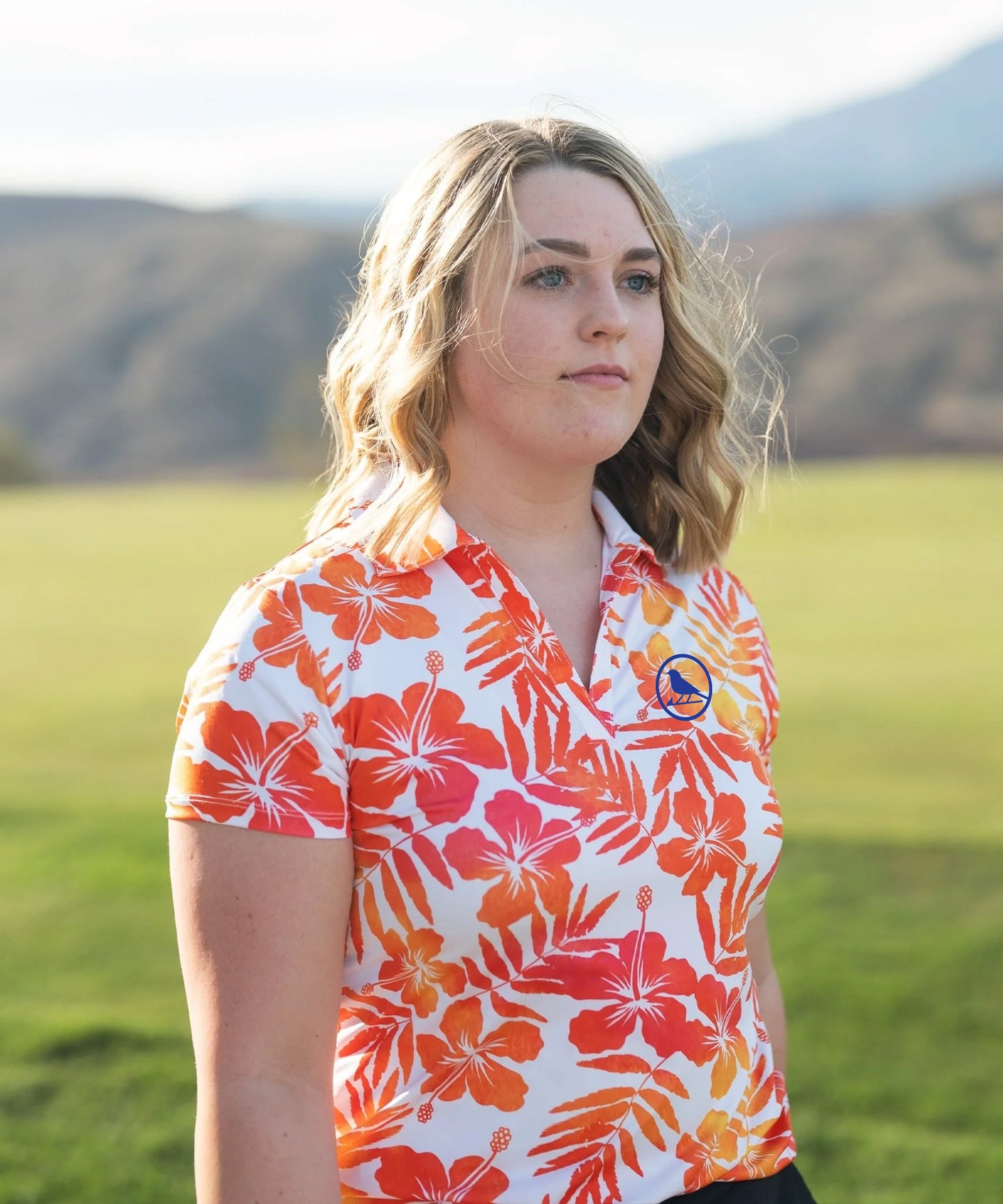 Aloha Sunrise Women's Golf Polo