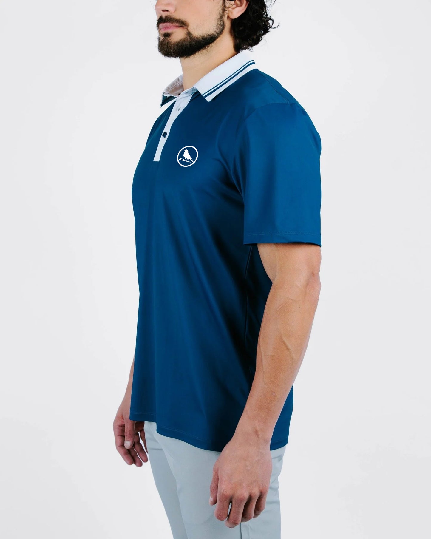 Belmont Blue Golf Polo