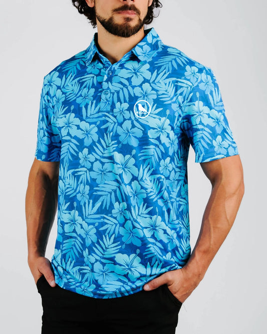 Floral Surf Golf Polo
