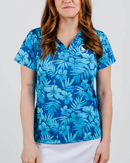 Floral Surf Golf Women's Polo