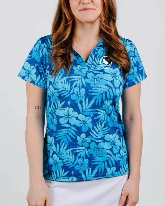 Floral Surf Golf Women's Polo