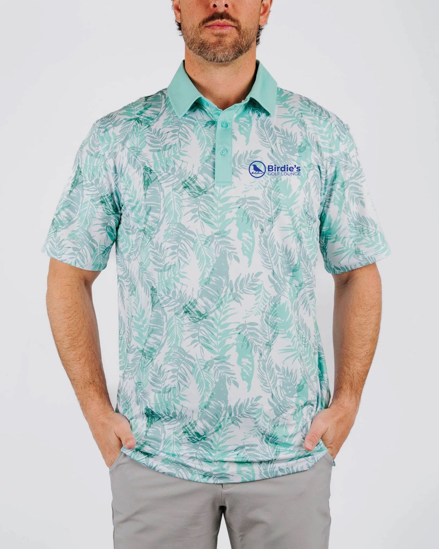 Palm Fringe Golf Polo