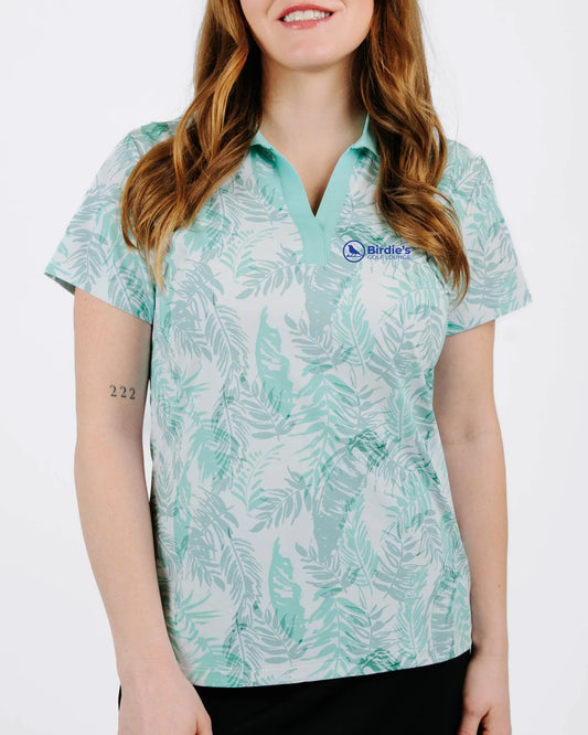 Palm Fringe Women's Golf Polo
