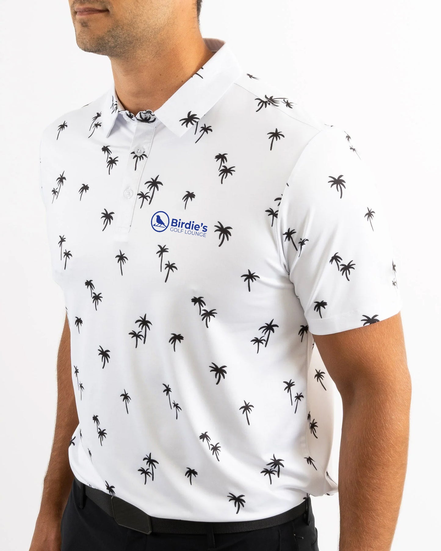 Palm Noir Golf Polo