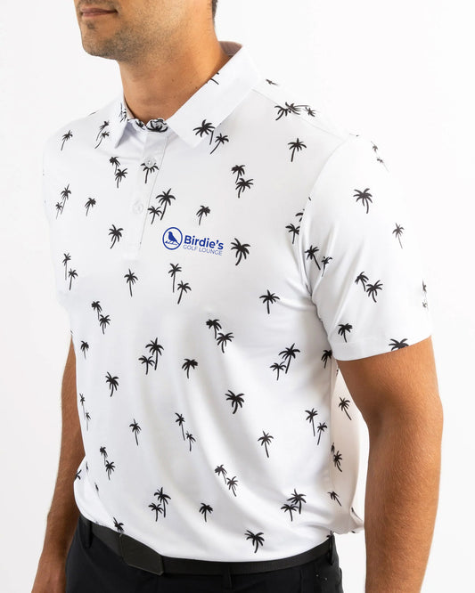 Palm Noir Golf Polo