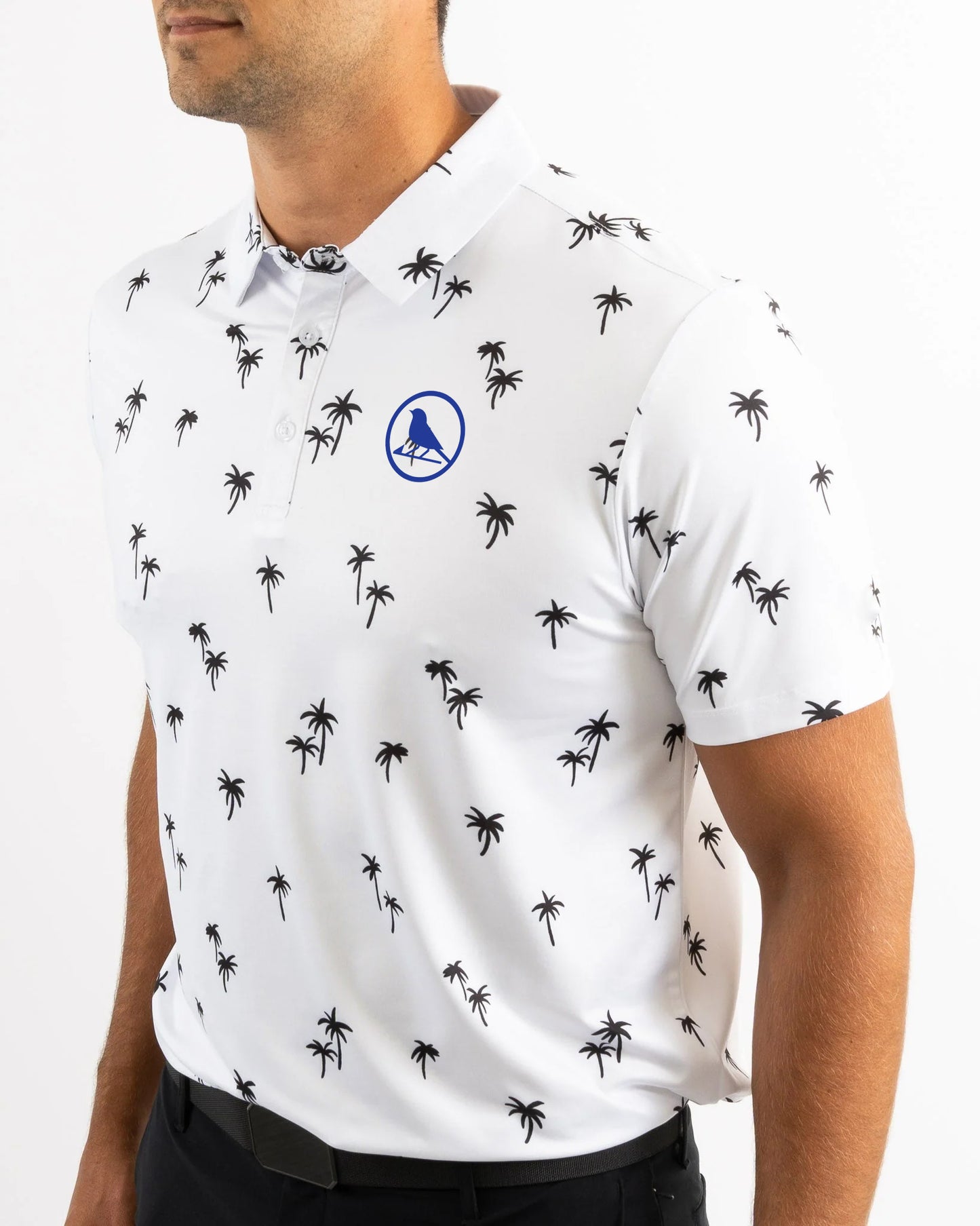 Palm Noir Golf Polo