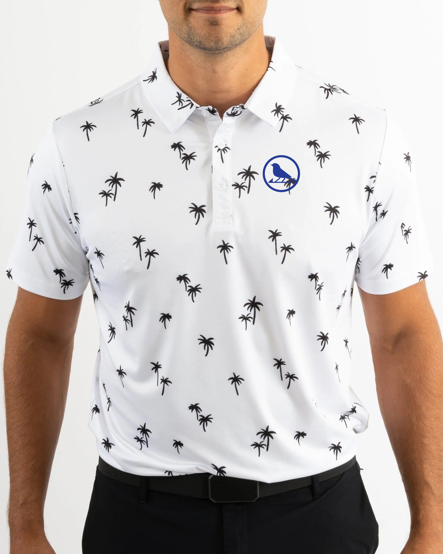 Palm Noir Golf Polo