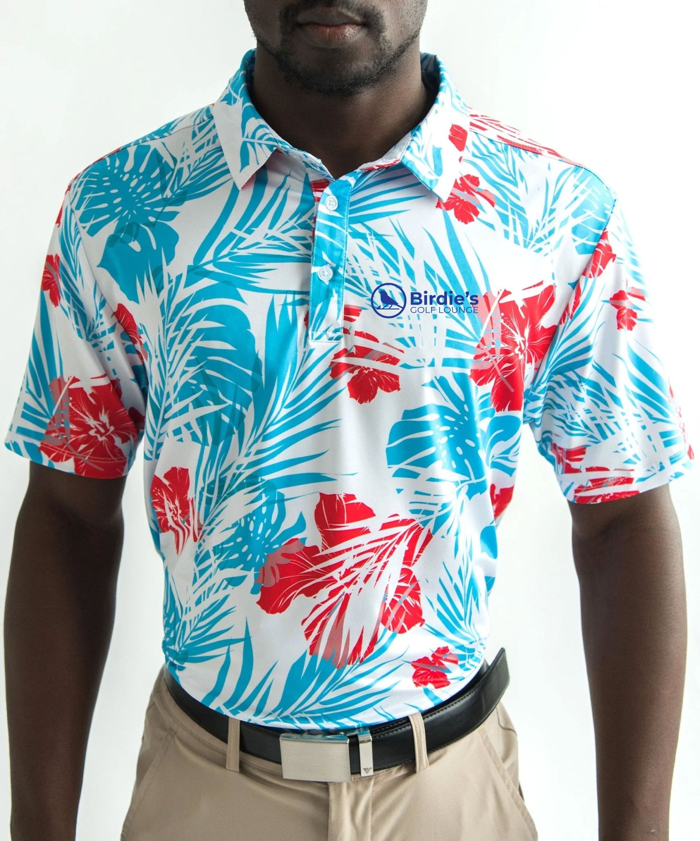 Red White & Beaches Golf Polo