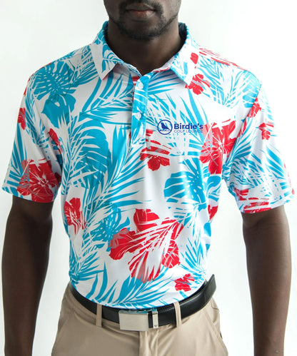 Red White & Beaches Golf Polo