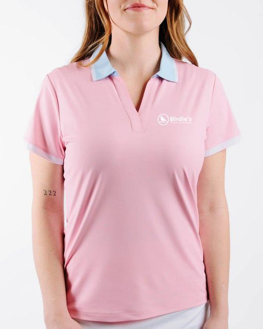 Whimsy Pink Women's Golf Polo