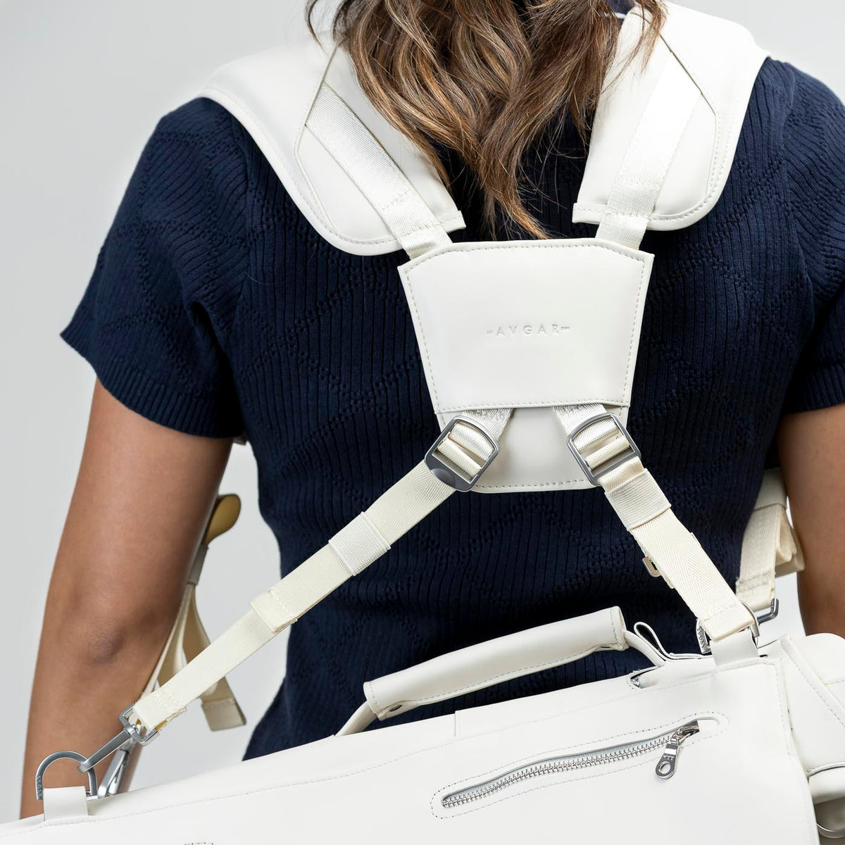 AVGAR Cream Links Golf Bag white product detail